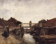 Jacobus Hendrikus Maris The Bridge Spain oil painting artist